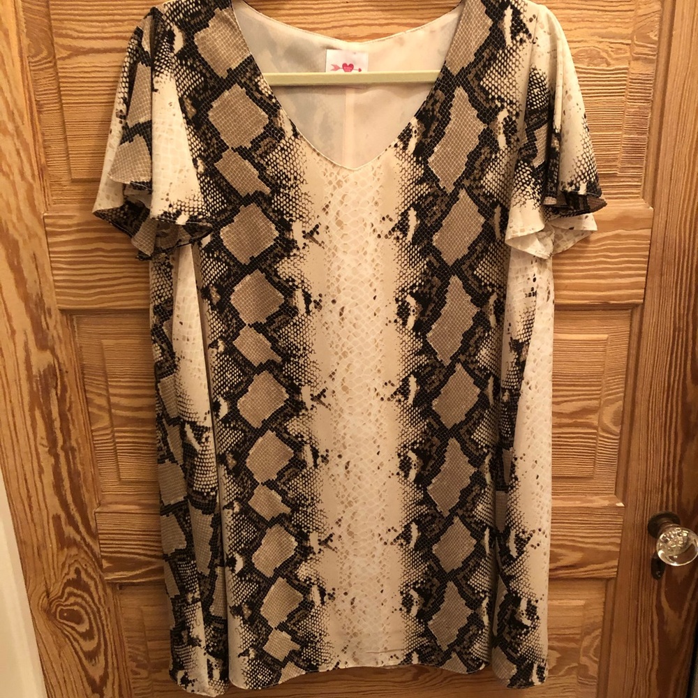 Buddy Love Python Dress